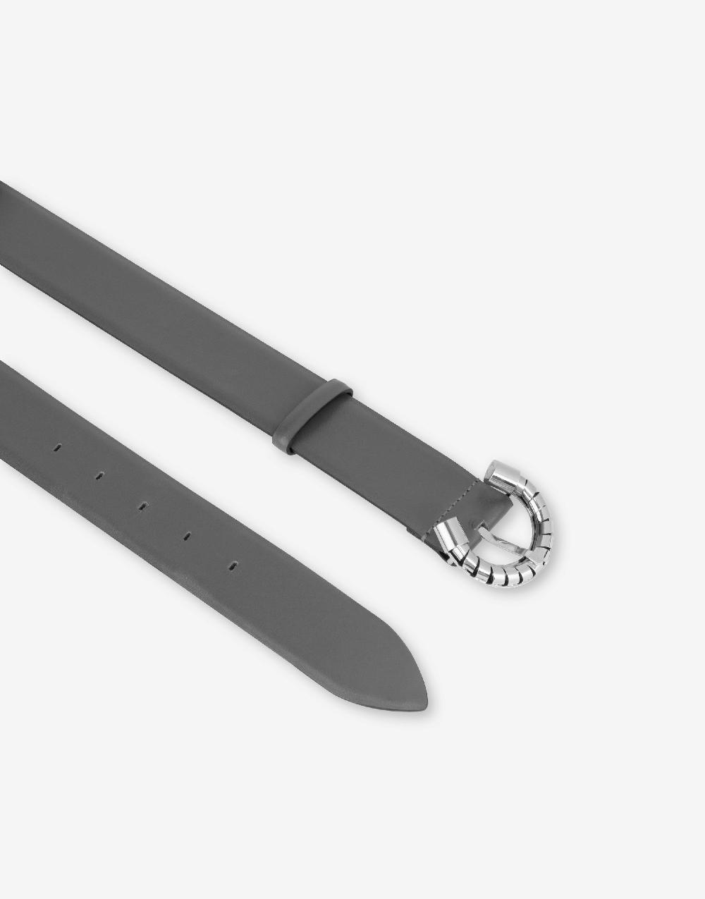 Alberta Ferretti Cintura In Vitello Con Fibbia A C