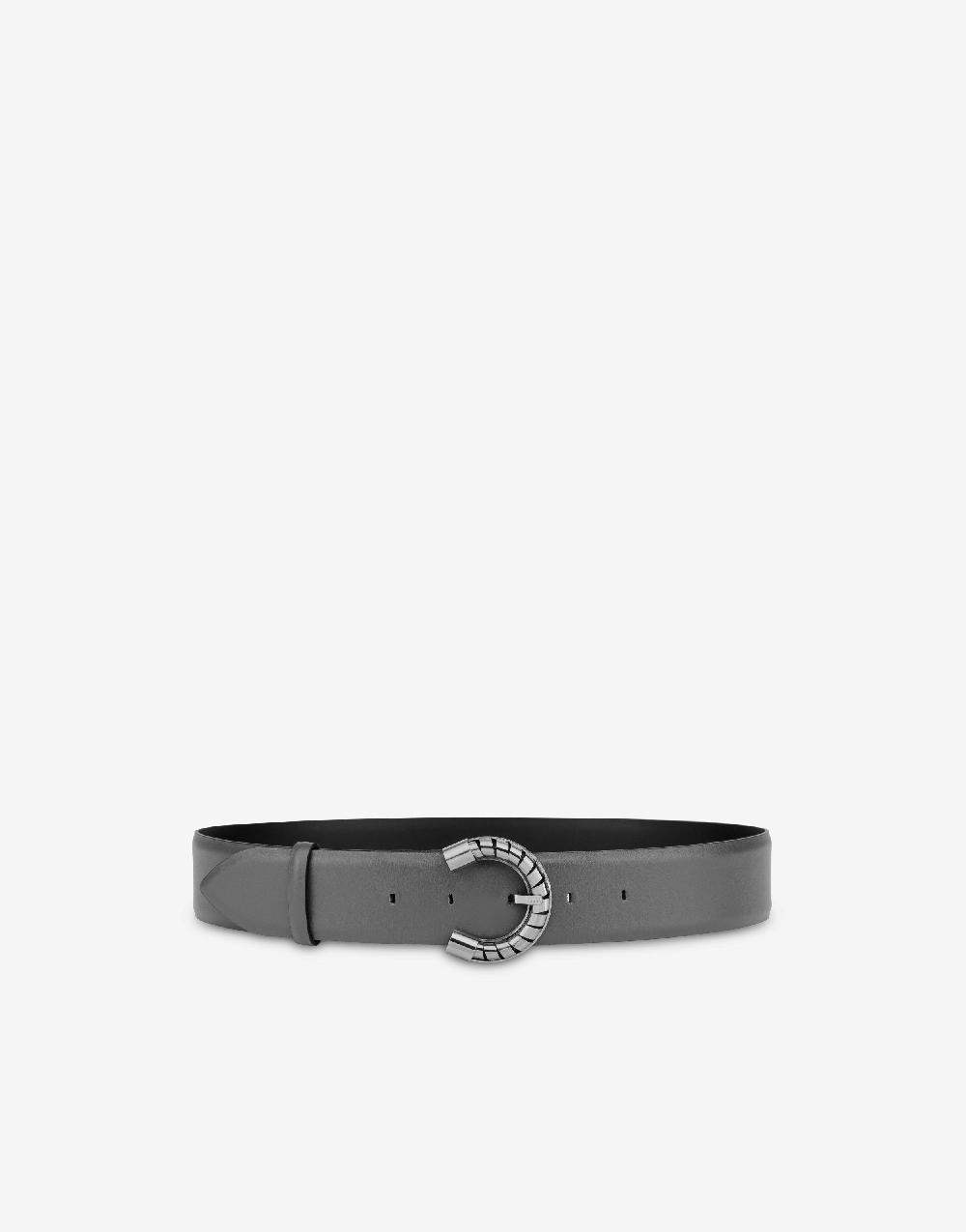 Alberta Ferretti Cintura In Vitello Con Fibbia A C