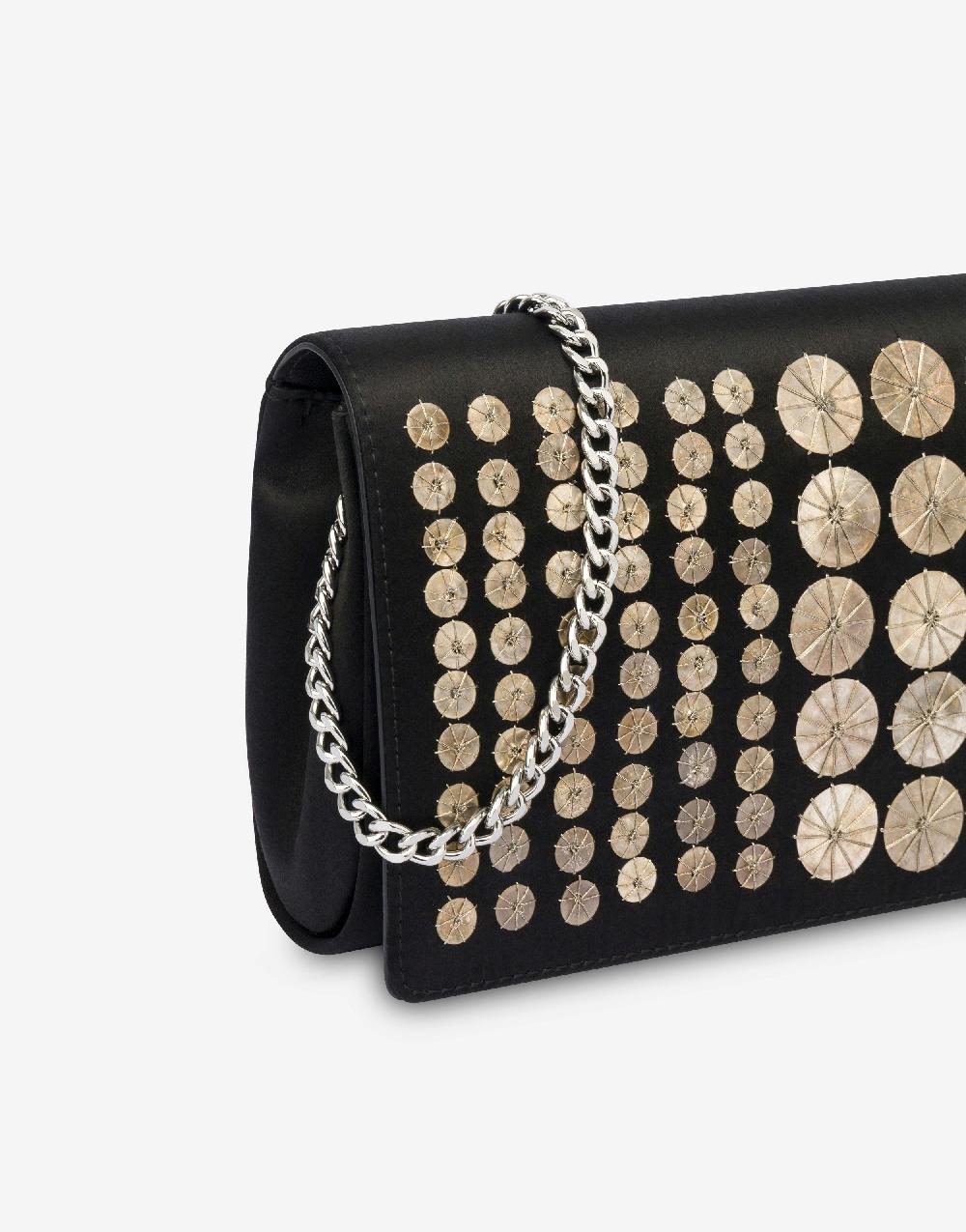 Alberta Ferretti Clutch In Raso Con Ricamo