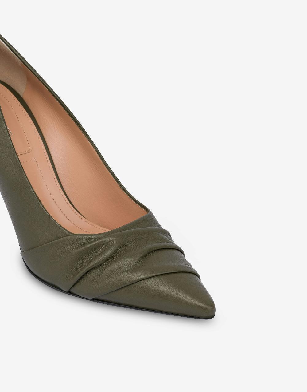 Alberta Ferretti Décolleté In Nappa Folding