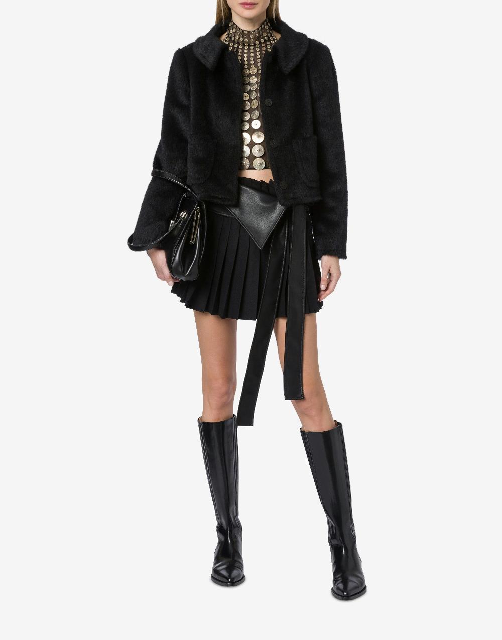 Alberta Ferretti Giacca Corta In Alpaca