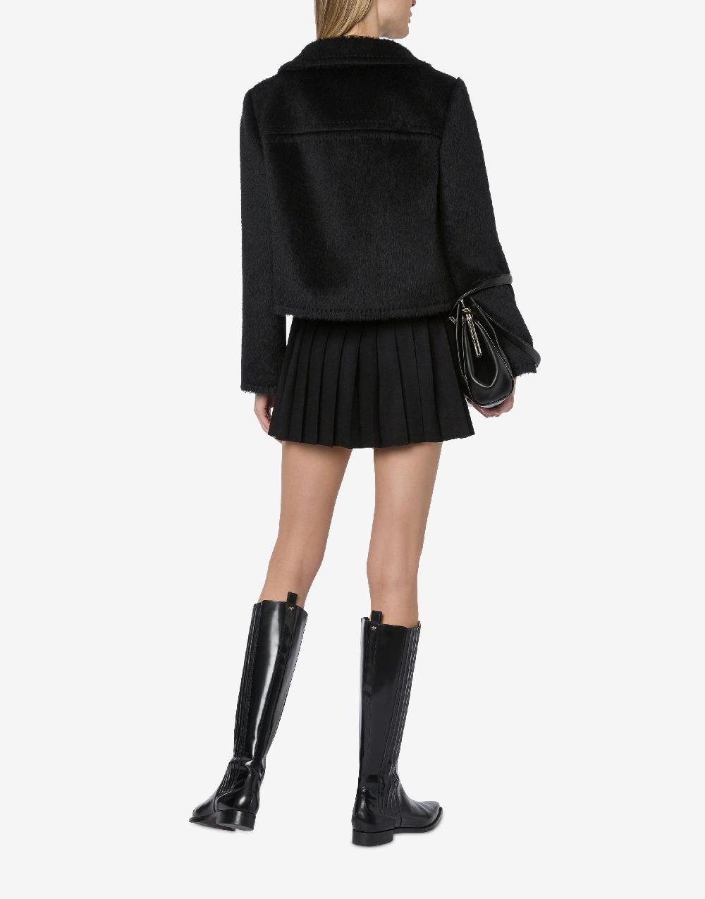 Alberta Ferretti Giacca Corta In Alpaca