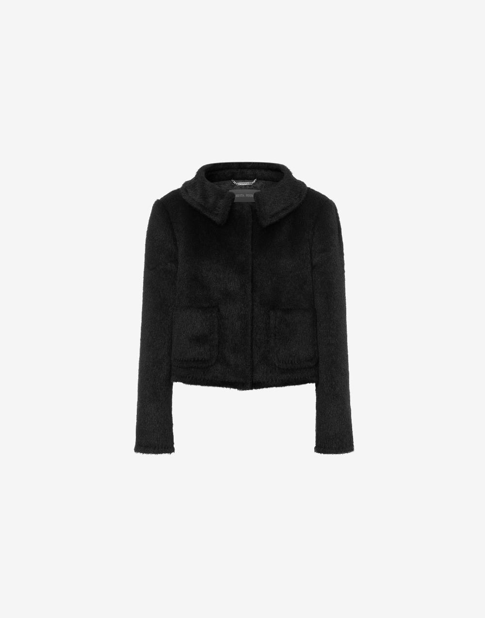 Alberta Ferretti Giacca corta in alpaca