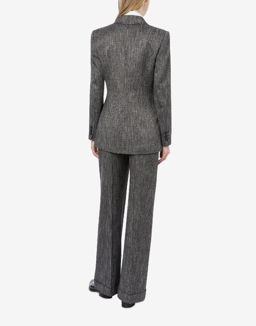 Alberta Ferretti Giacca Doppiopetto In Chevron