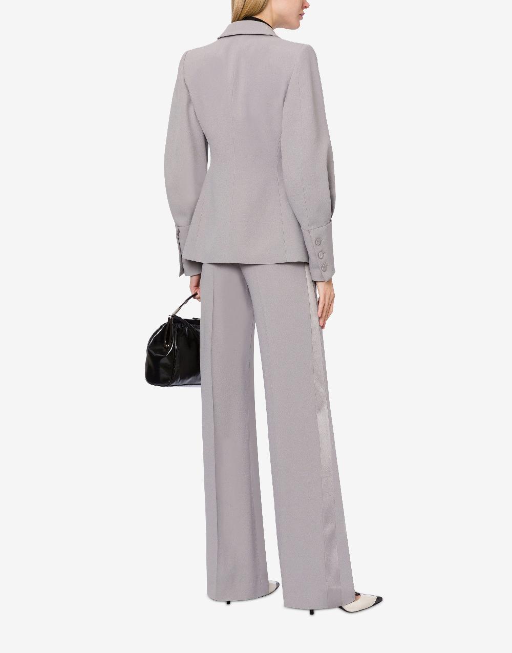 Alberta Ferretti Giacca Doppiopetto In Enver Satin