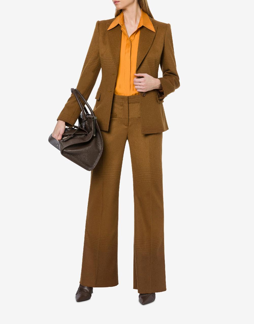 Alberta Ferretti Giacca In Flanella Sfumata