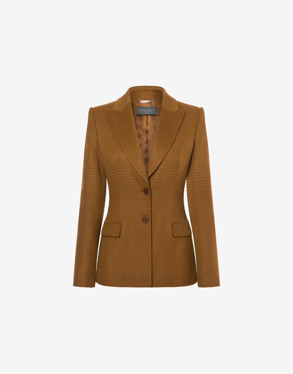 Alberta Ferretti Giacca in flanella sfumata