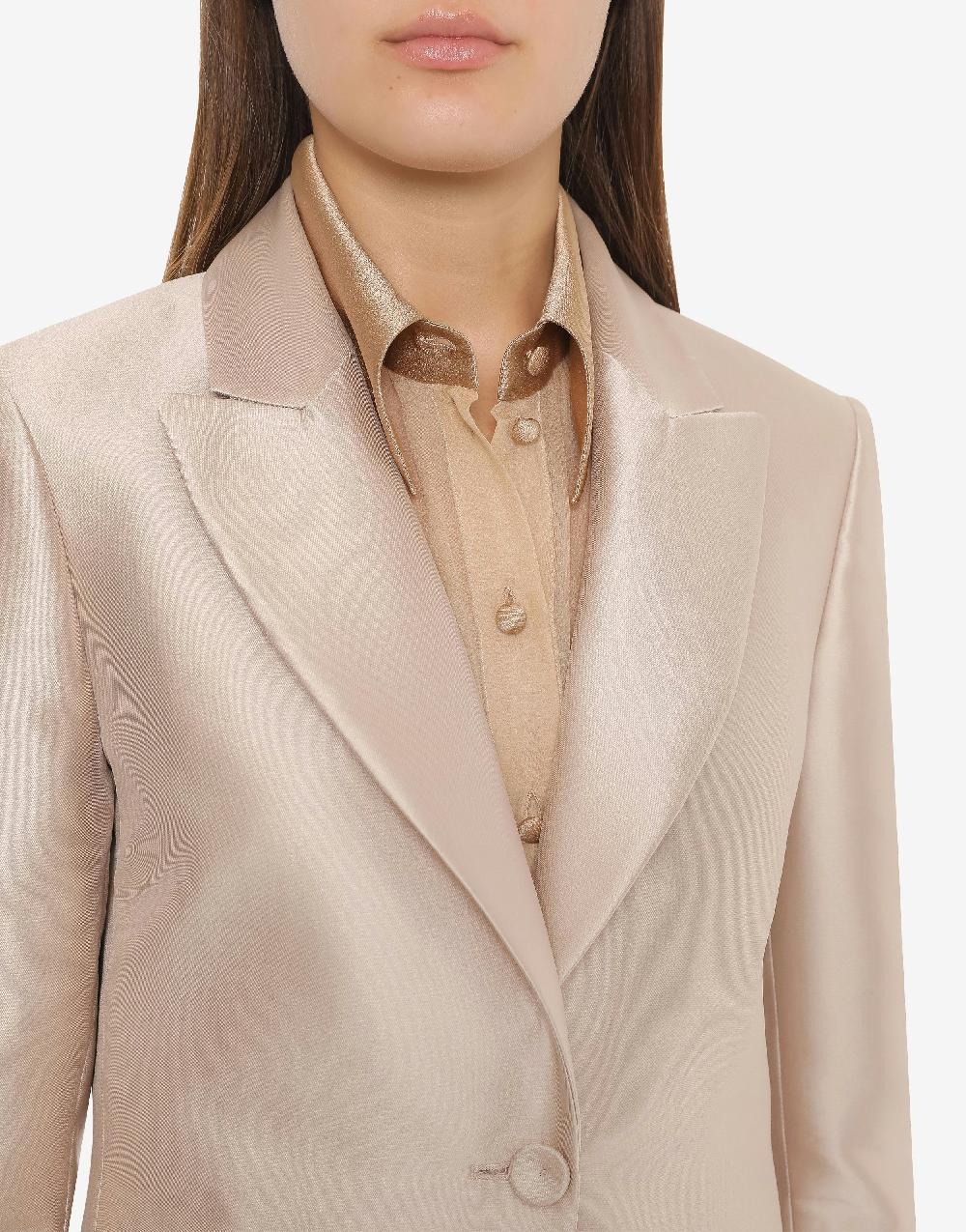 Alberta Ferretti Giacca In Mikado Cocktail