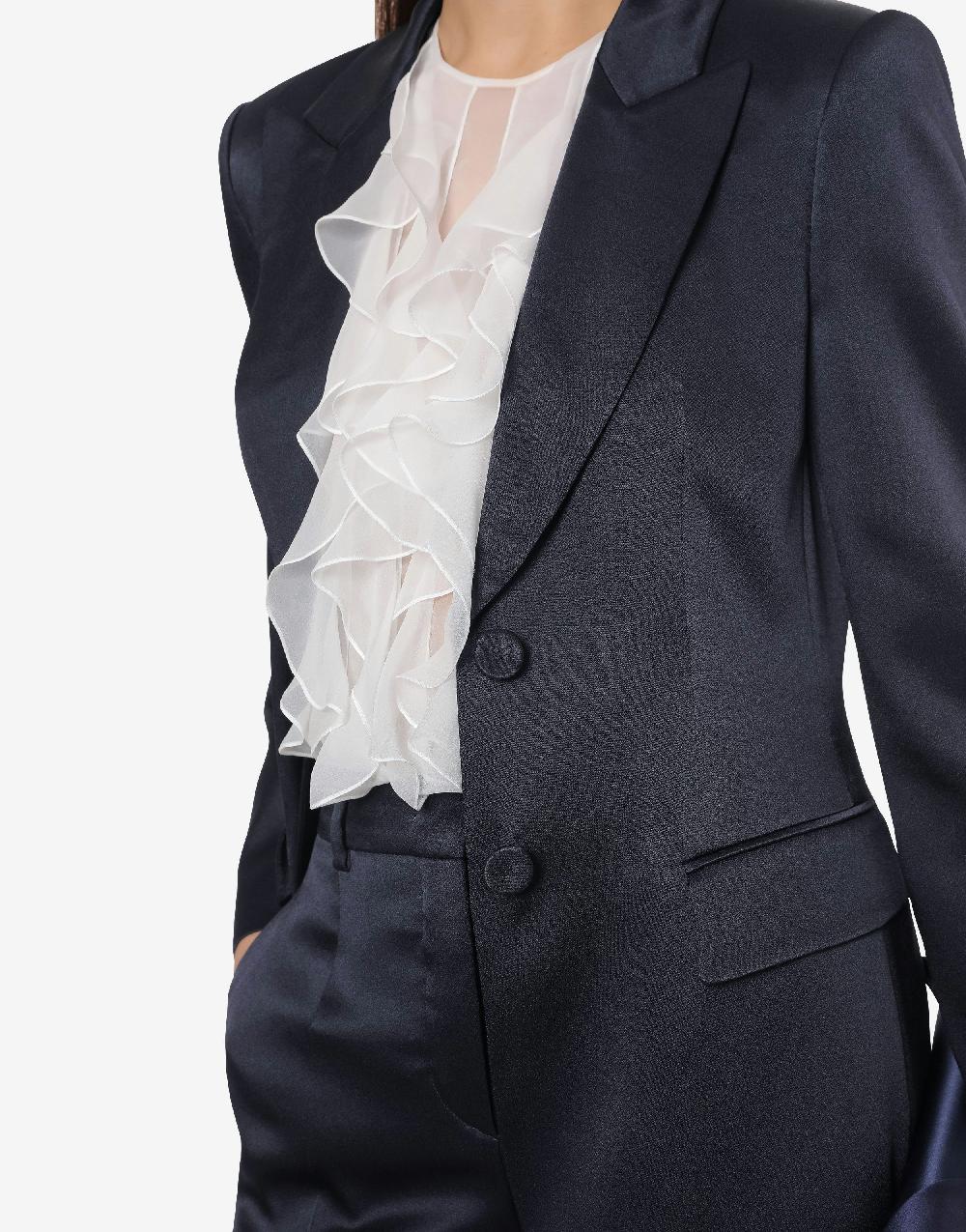 Alberta Ferretti Giacca In Raso Cocktail