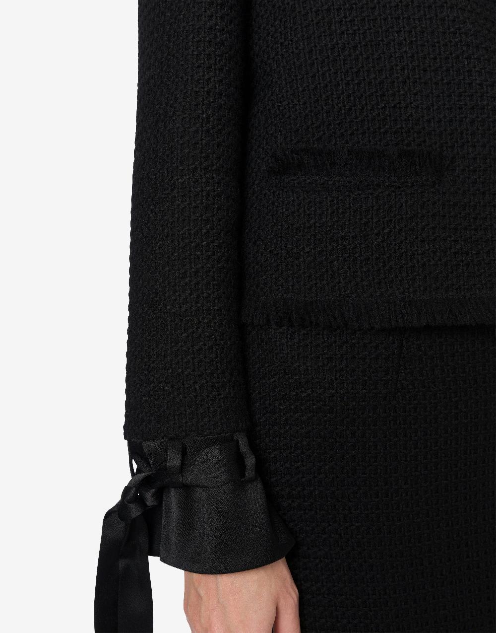 Alberta Ferretti Giacca In Stuoia Di Lana