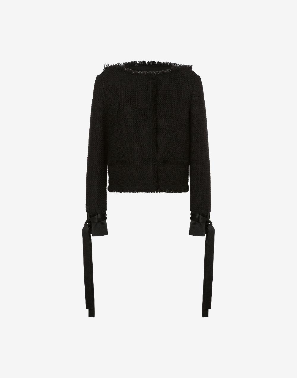 Alberta Ferretti Giacca in stuoia di lana