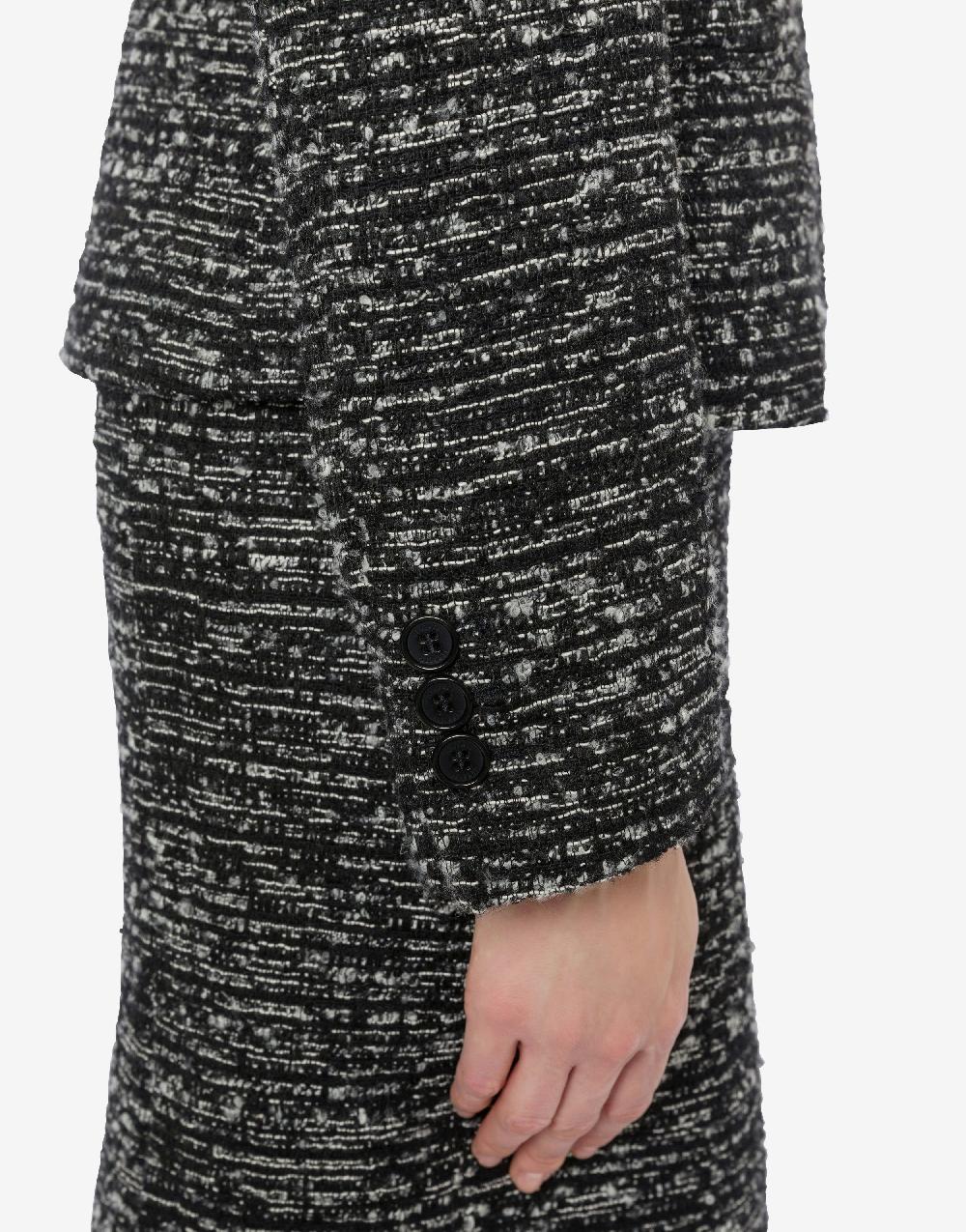 Alberta Ferretti Giacca In Tweed Bottonato