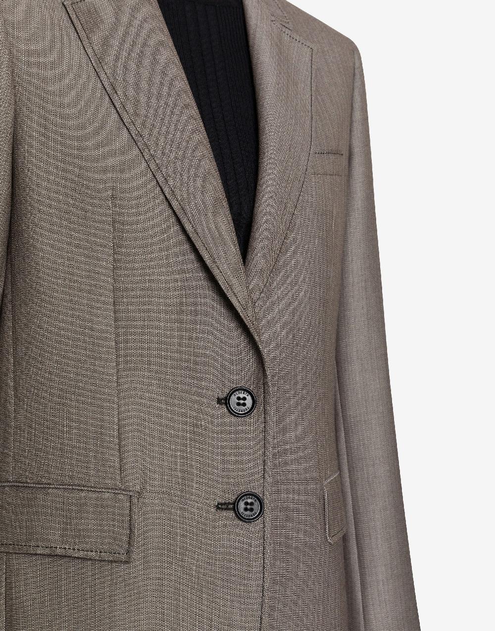 Alberta Ferretti Giacca In Tweed Di Lana