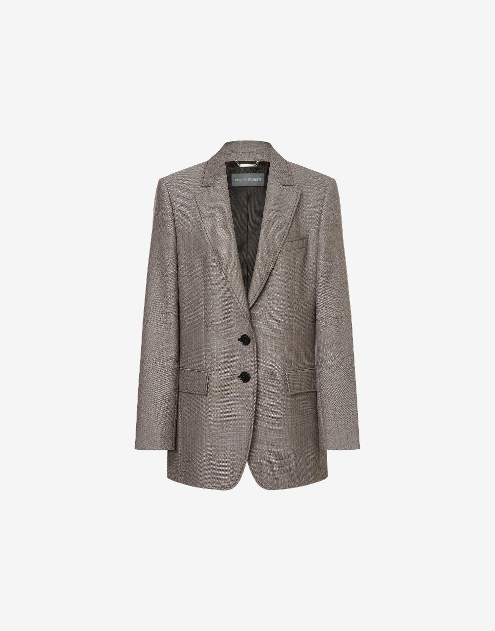 Alberta Ferretti Giacca in tweed di lana