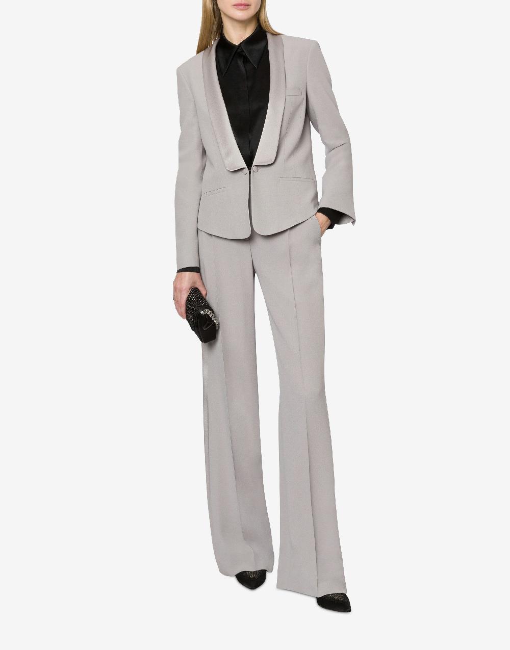 Alberta Ferretti Giacca Smoking In Enver Satin