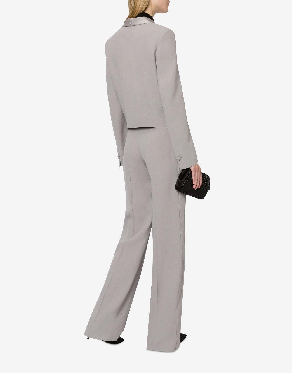 Alberta Ferretti Giacca Smoking In Enver Satin