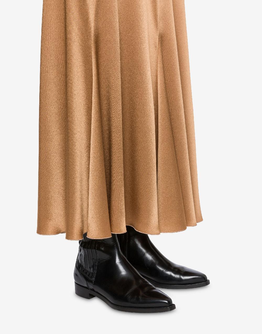 Alberta Ferretti Gonna Longuette In Raso