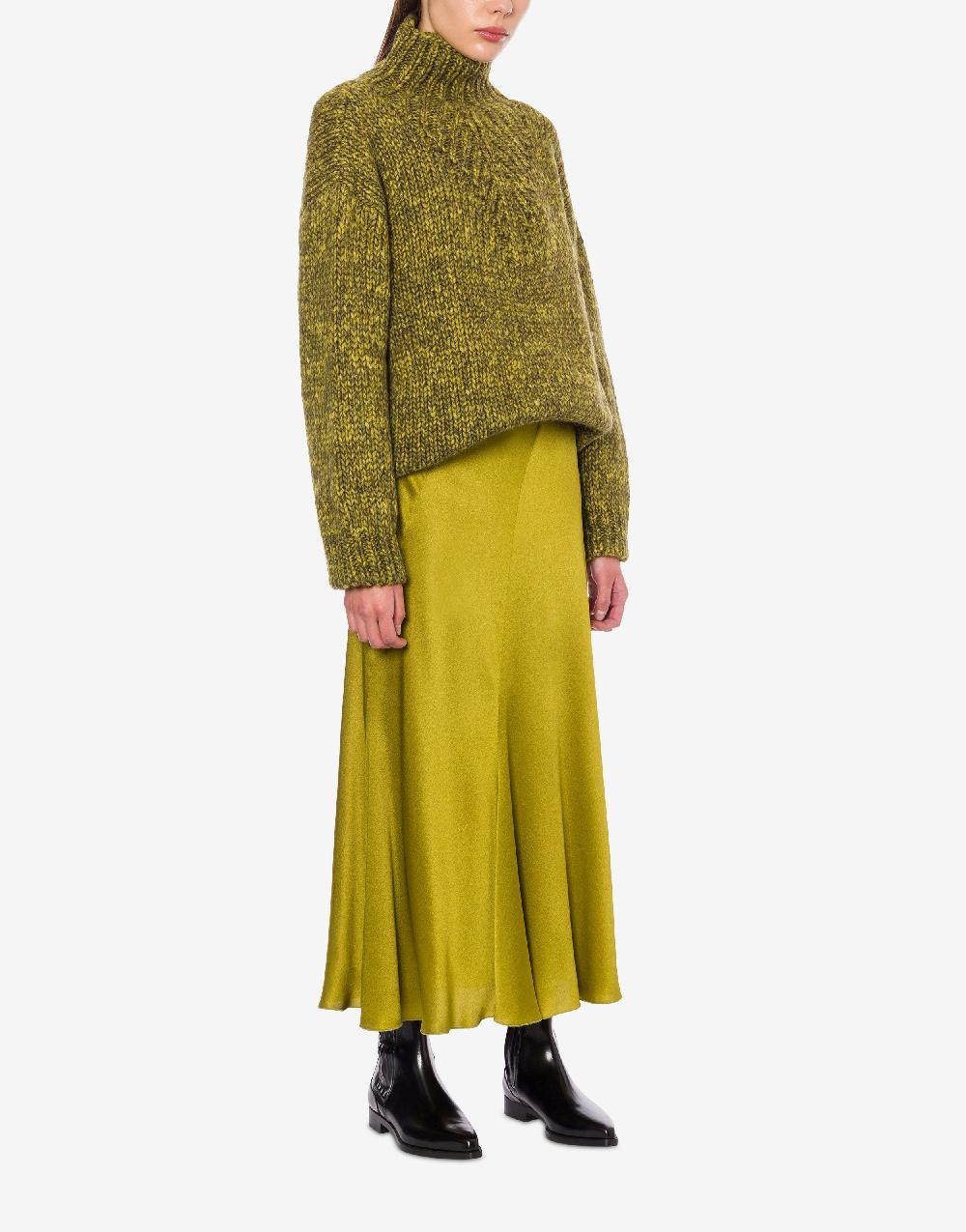 Alberta Ferretti Gonna Longuette In Raso