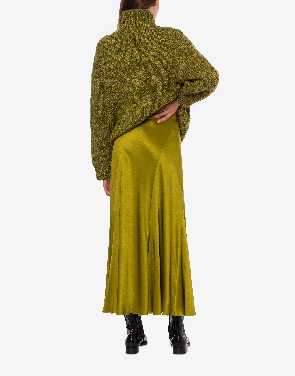 Alberta Ferretti Gonna Longuette In Raso