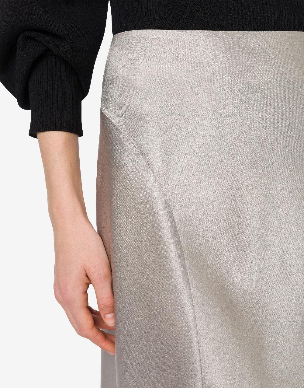 Alberta Ferretti Gonna Longuette In Raso