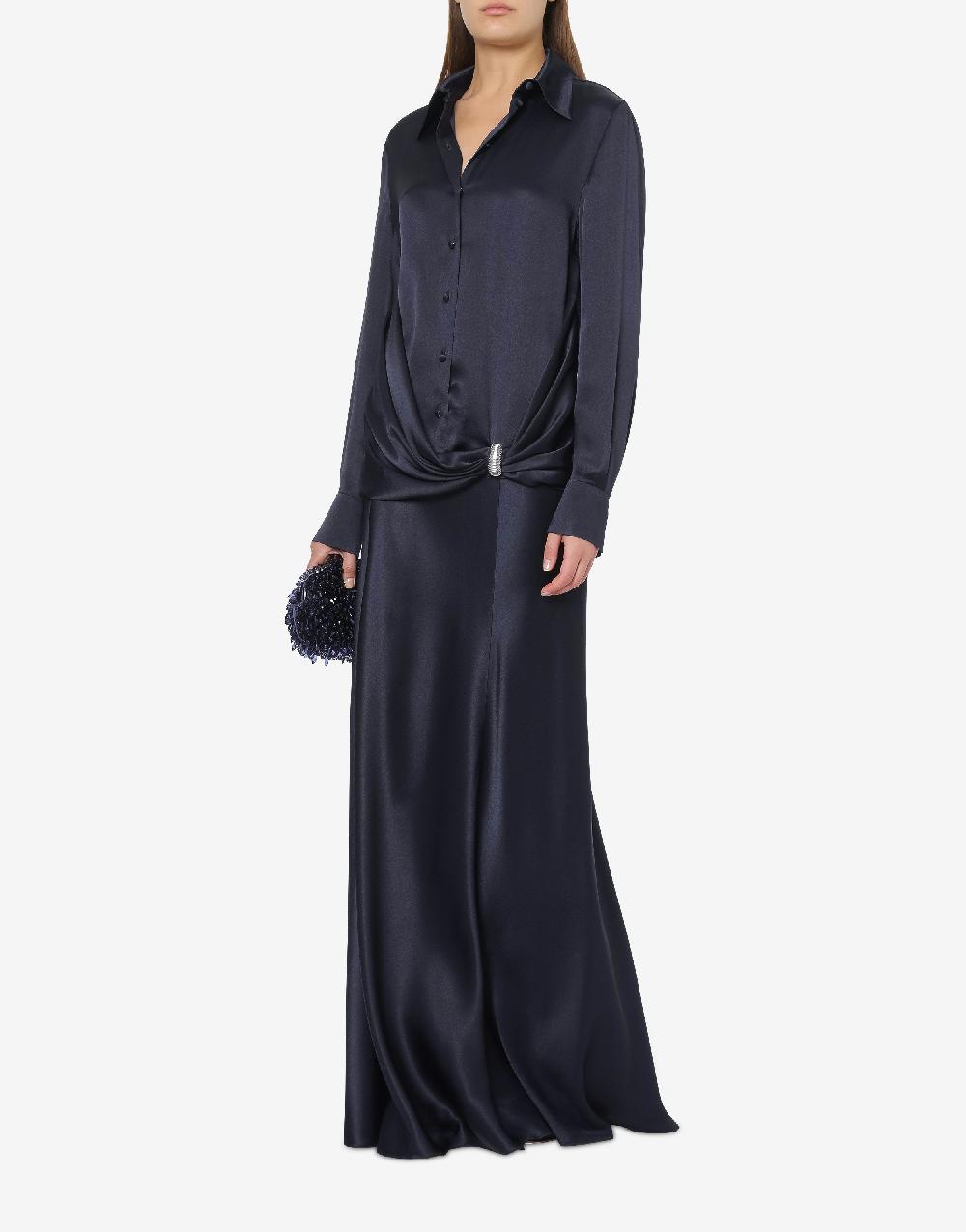 Alberta Ferretti Gonna Lunga In Raso