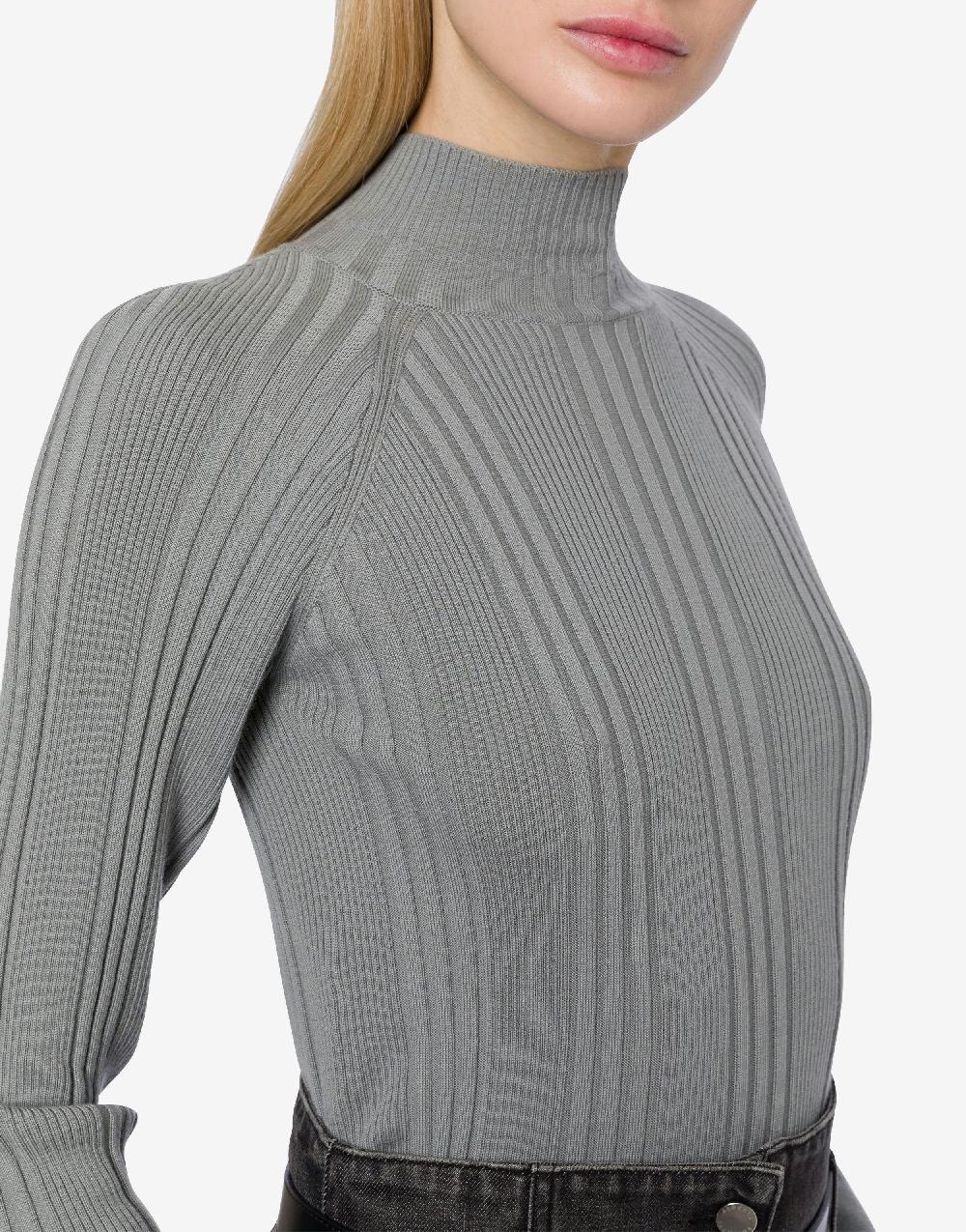 Alberta Ferretti Maglia A Coste In Lana