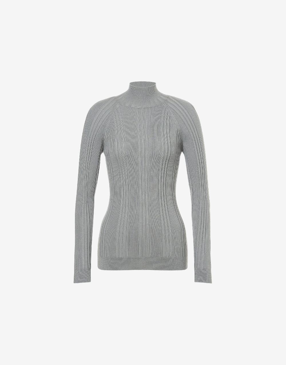 Alberta Ferretti Maglia a coste in lana