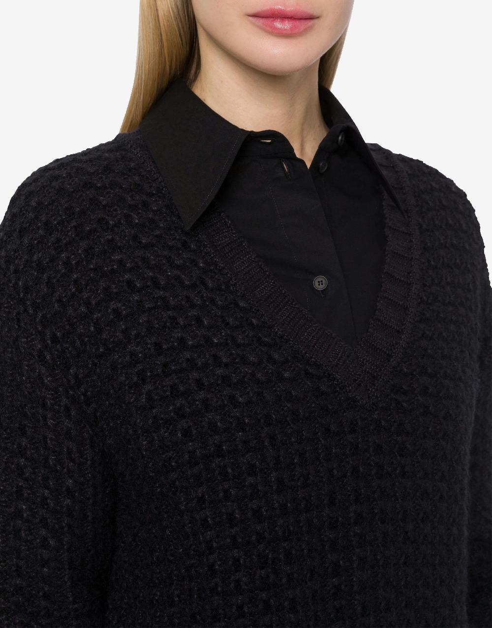 Alberta Ferretti Maglione Oversize In Misto Mohair