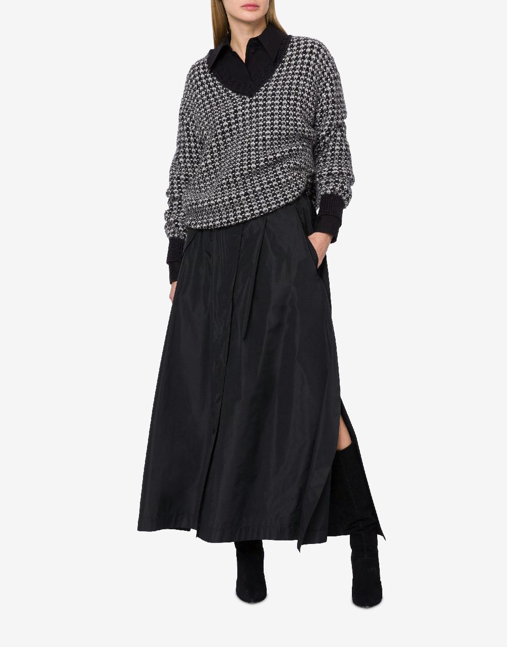 Alberta Ferretti Maglione Oversize In Misto Mohair