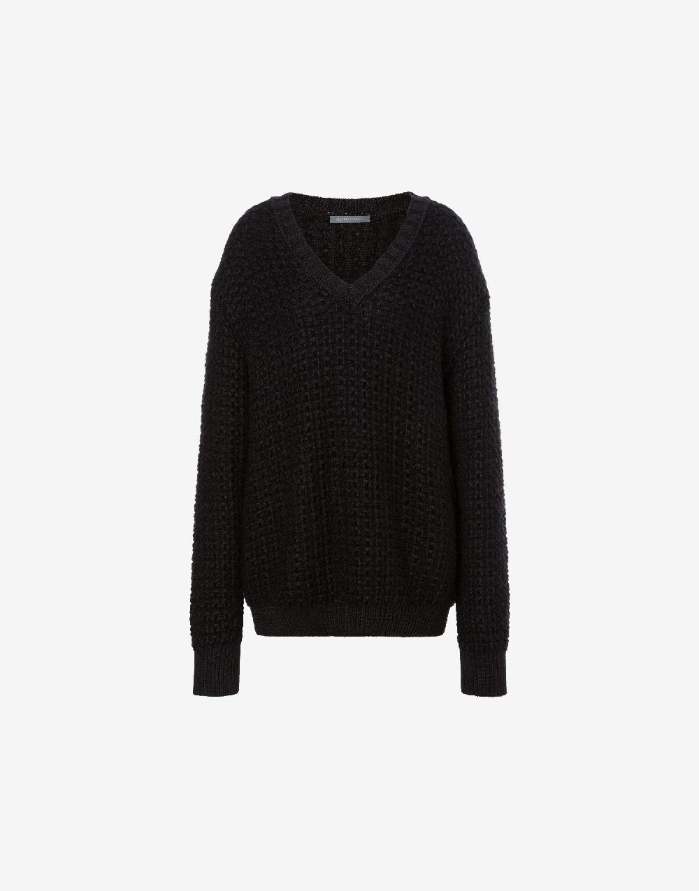 Alberta Ferretti Maglione oversize in misto mohair