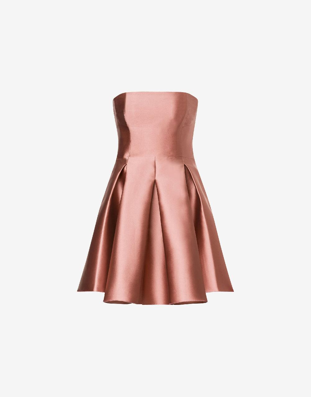 Alberta Ferretti Minidress bustier in mikado