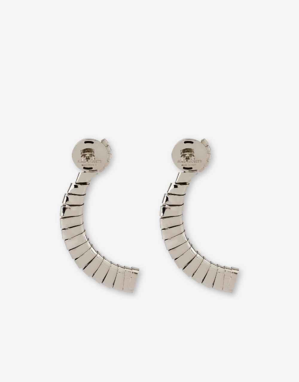 Alberta Ferretti Orecchini In Metallo Argento