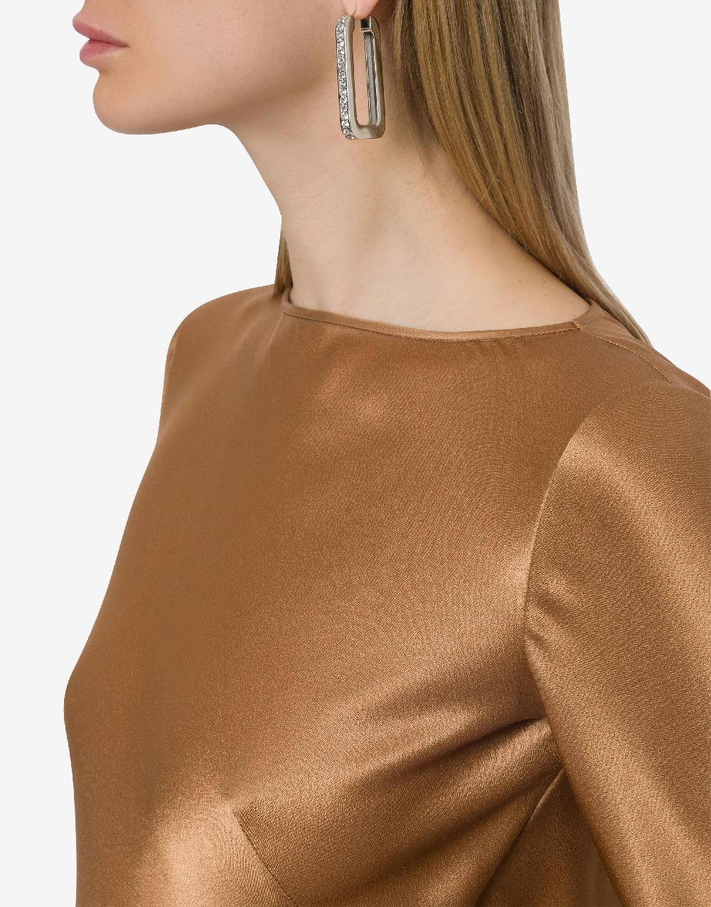 Alberta Ferretti Orecchini In Metallo Con Strass