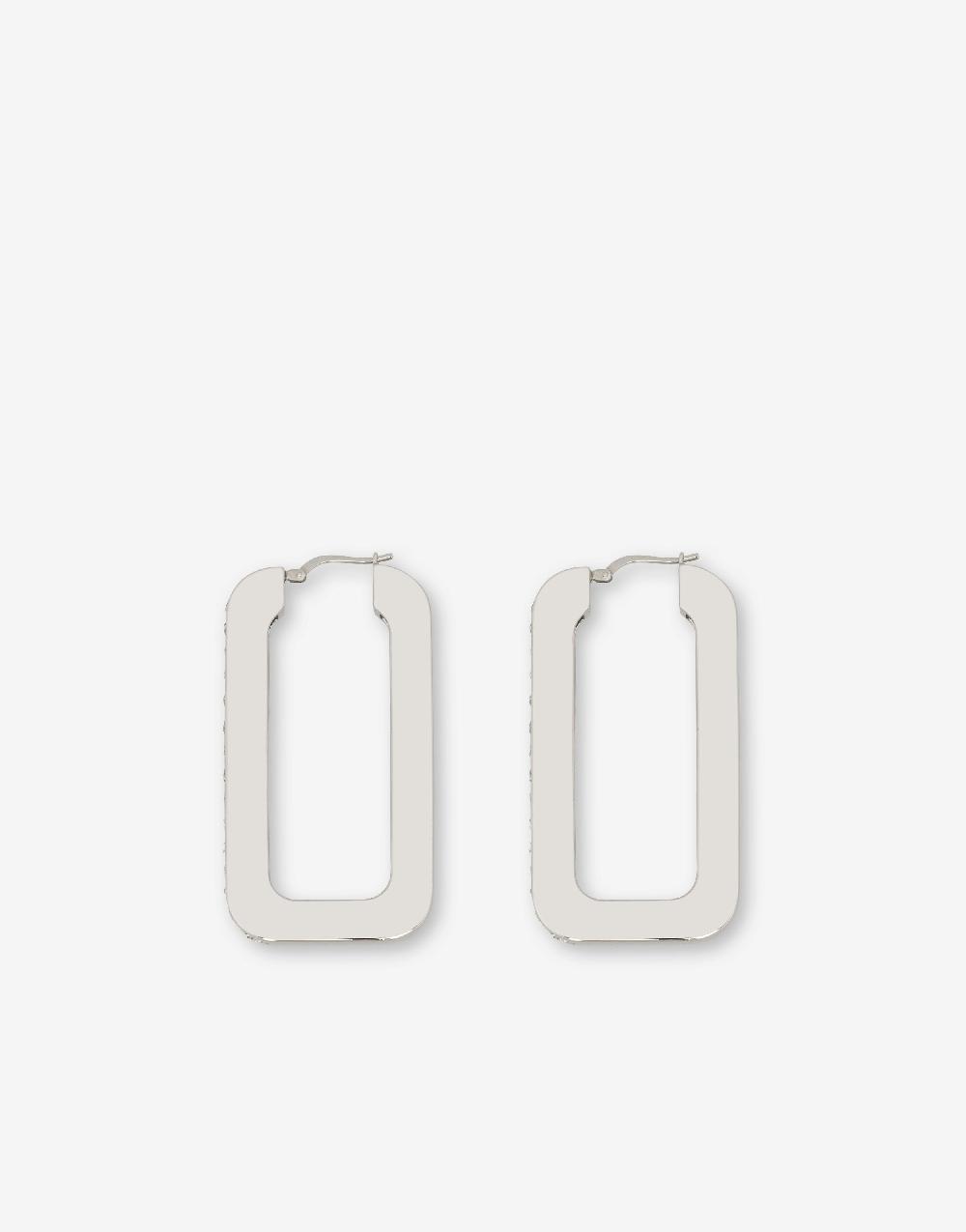 Alberta Ferretti Orecchini in metallo con strass