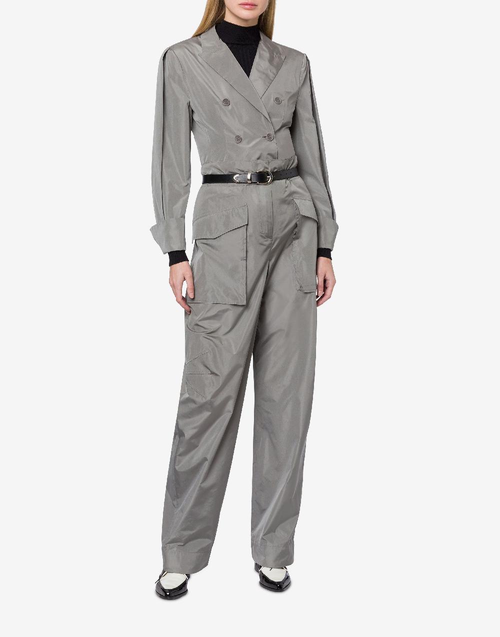 Alberta Ferretti Pantalone A Vita Alta In Taffetà