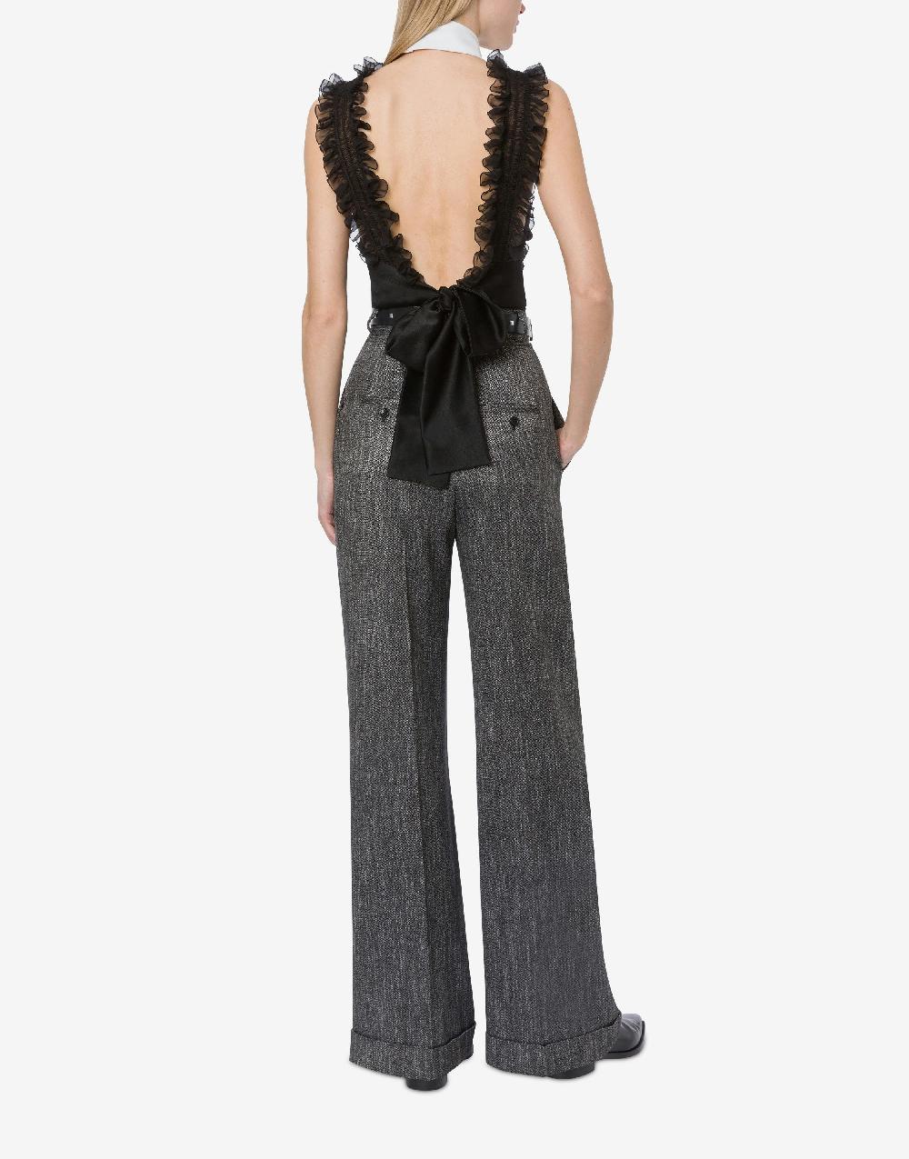 Alberta Ferretti Pantalone In Chevron