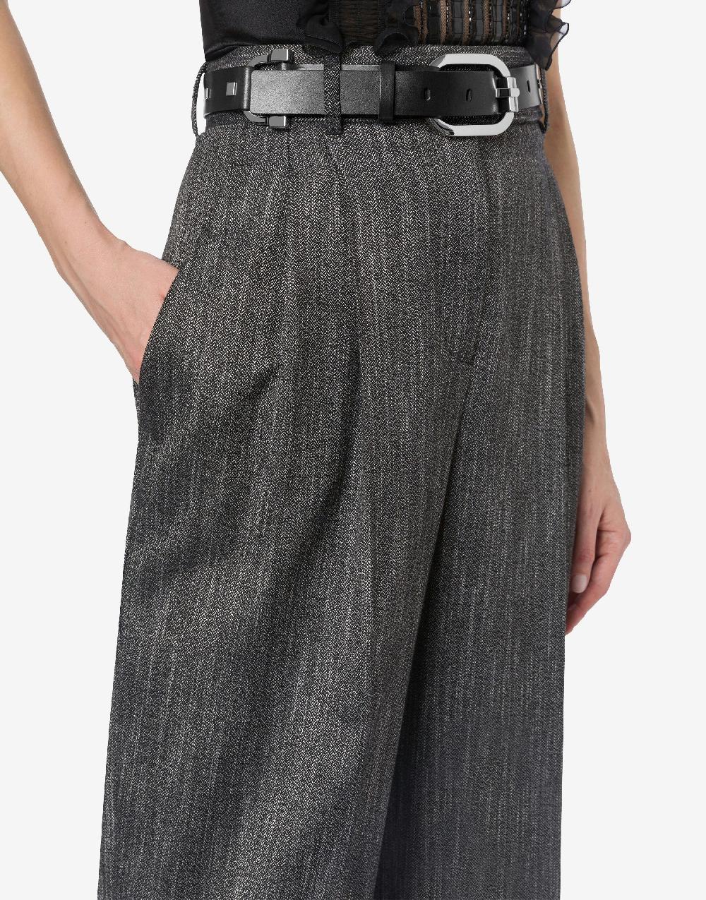 Alberta Ferretti Pantalone In Chevron
