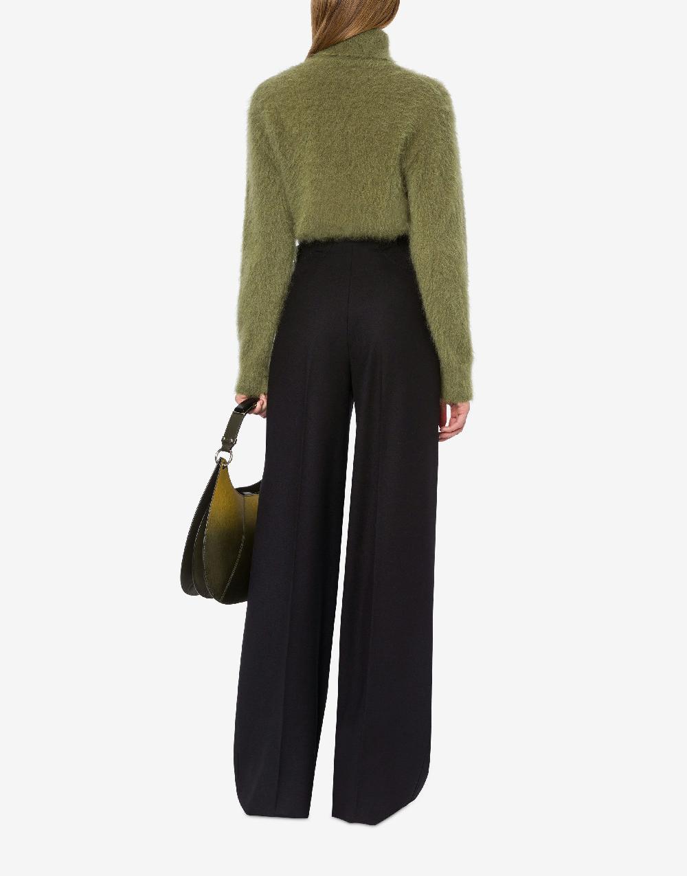 Alberta Ferretti Pantalone In Flanella Stretch