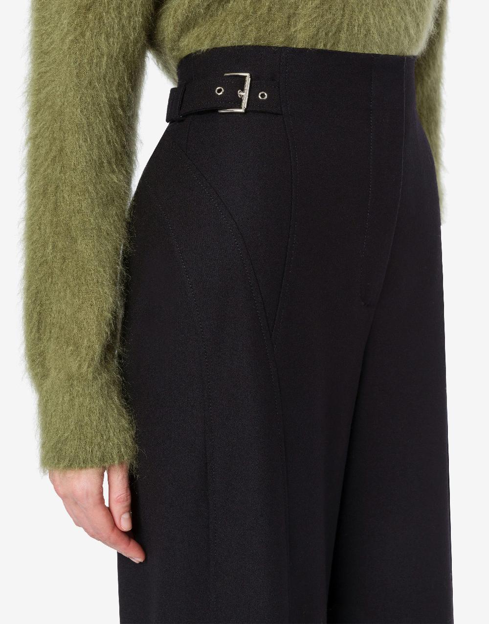 Alberta Ferretti Pantalone In Flanella Stretch