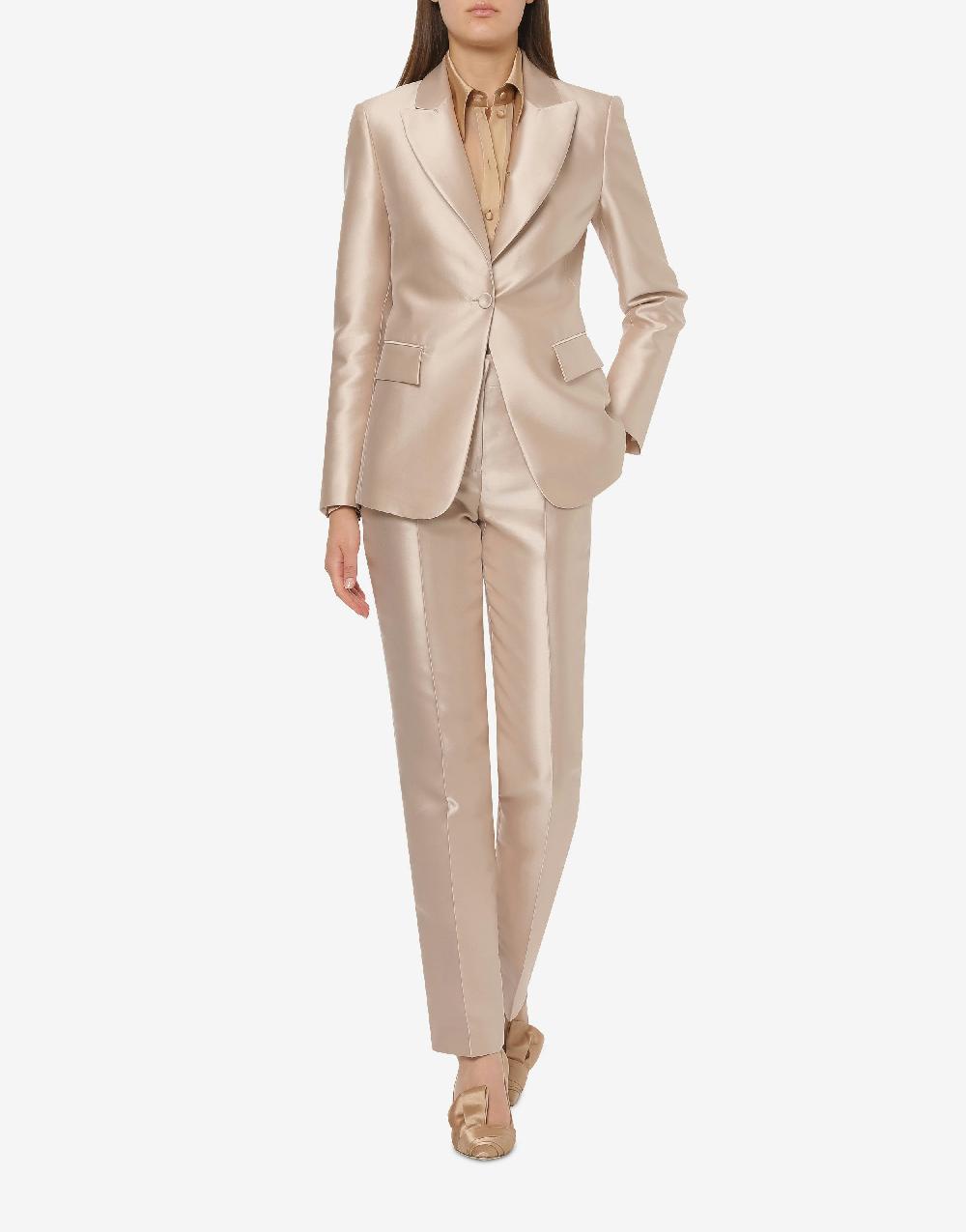 Alberta Ferretti Pantalone In Mikado Cocktail