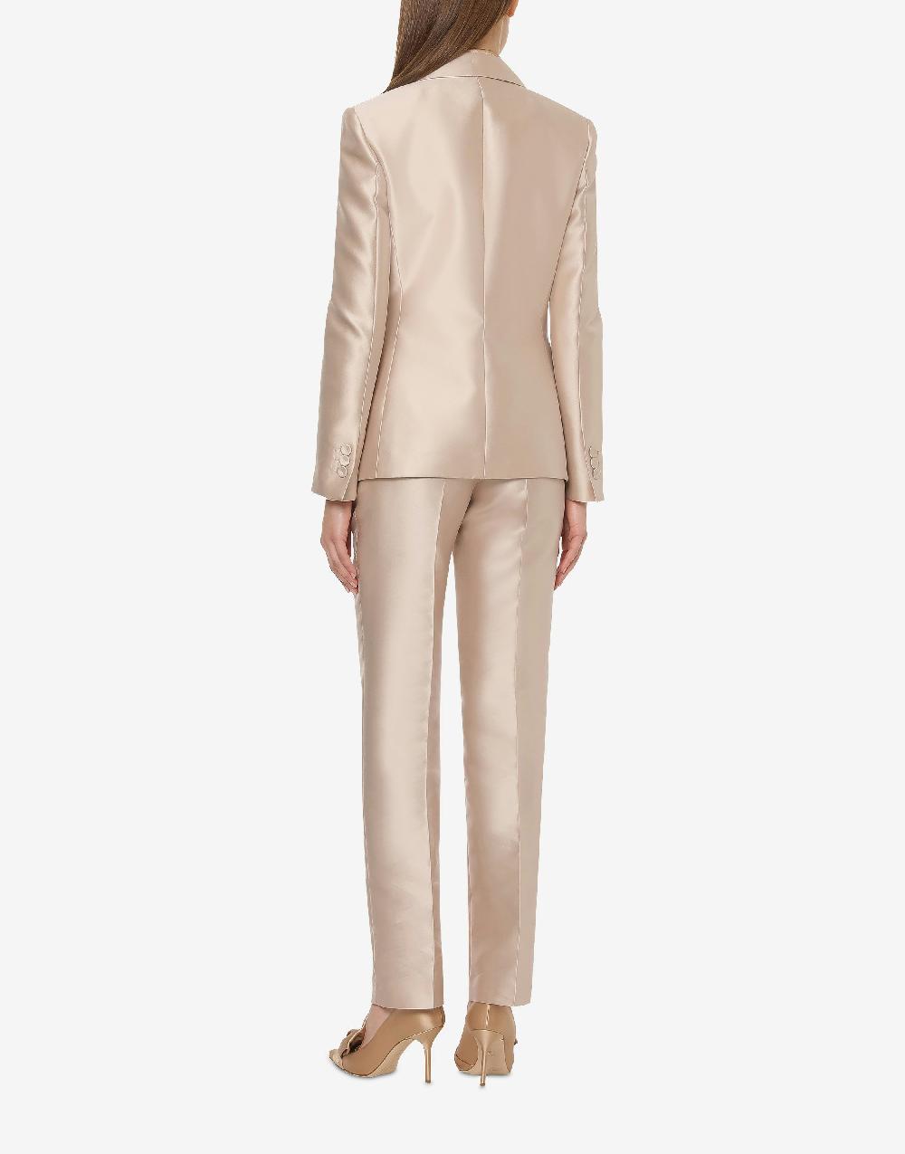 Alberta Ferretti Pantalone In Mikado Cocktail