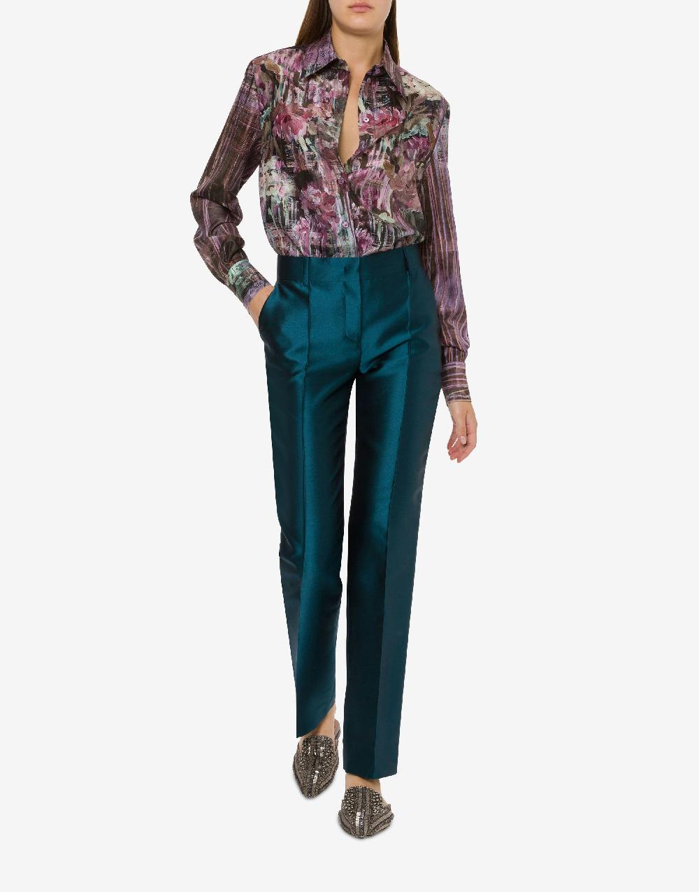 Alberta Ferretti Pantalone In Mikado