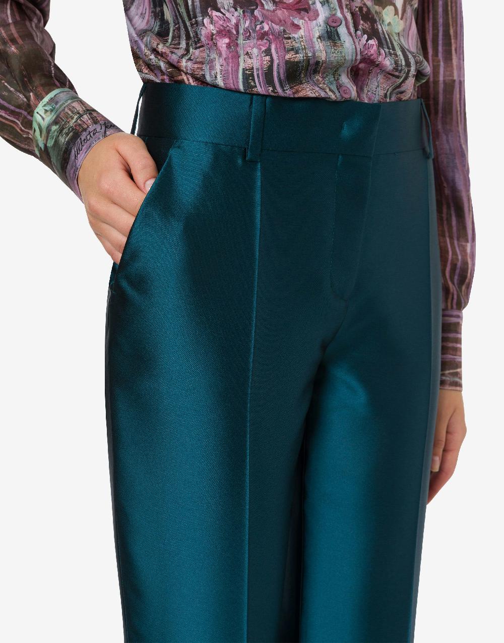 Alberta Ferretti Pantalone In Mikado
