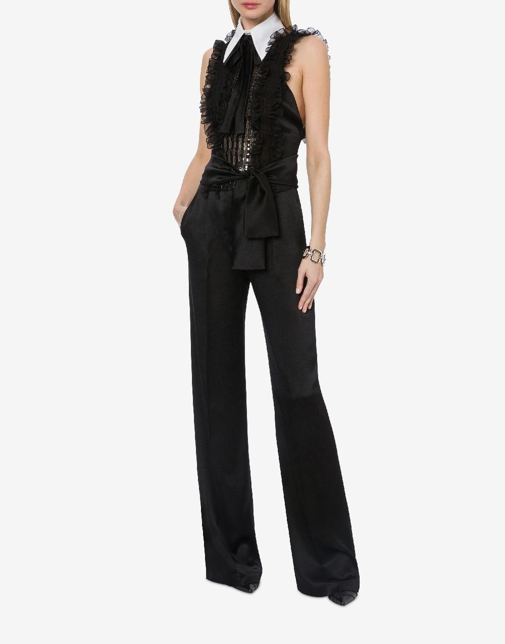 Alberta Ferretti Pantalone In Raso