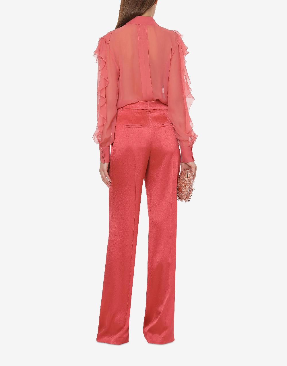 Alberta Ferretti Pantalone In Raso Cocktail
