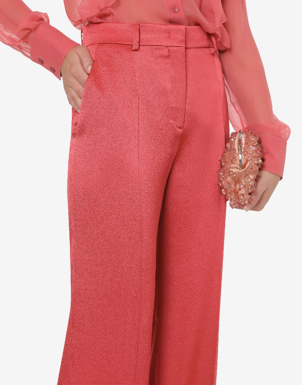 Alberta Ferretti Pantalone In Raso Cocktail