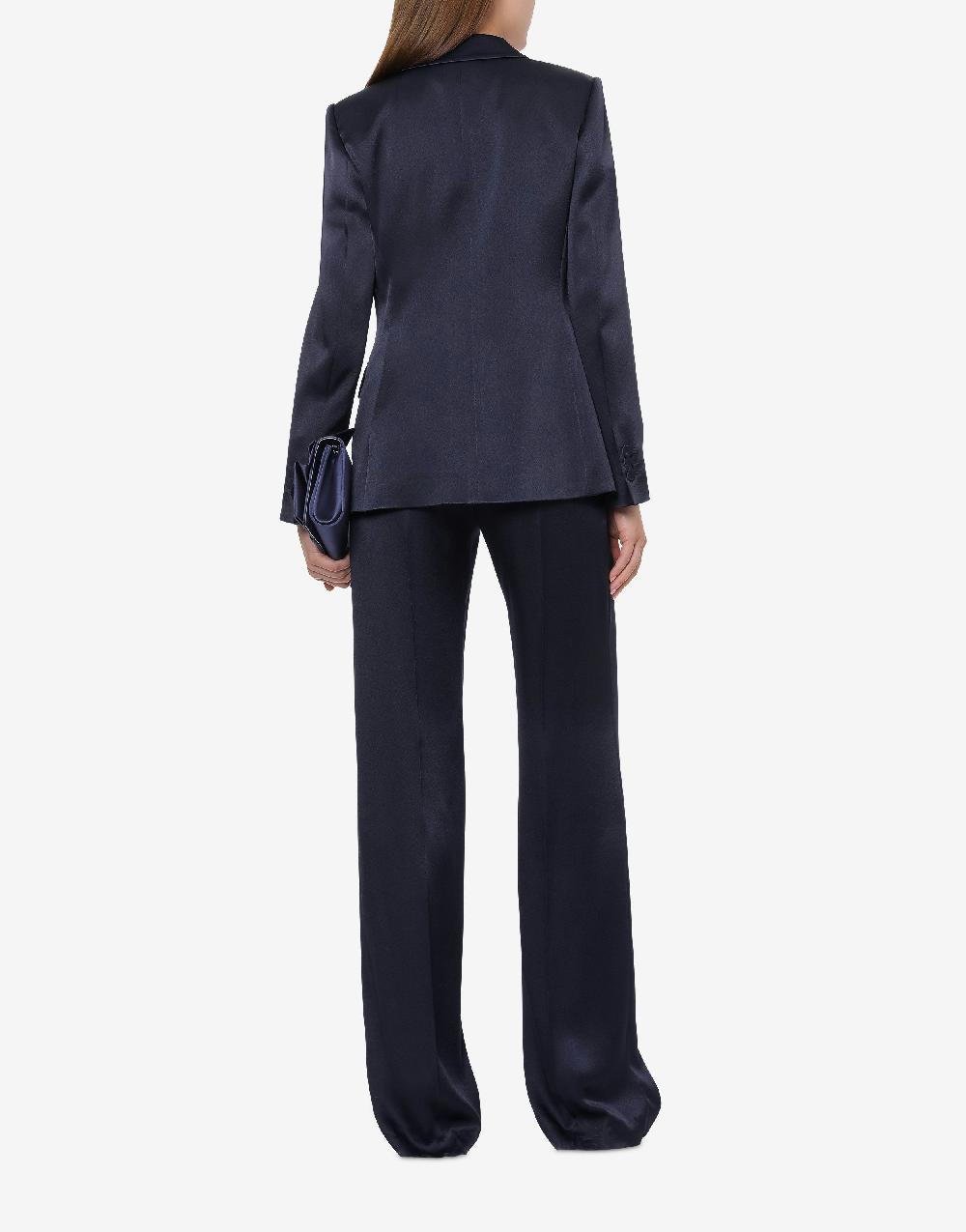 Alberta Ferretti Pantalone In Raso Cocktail