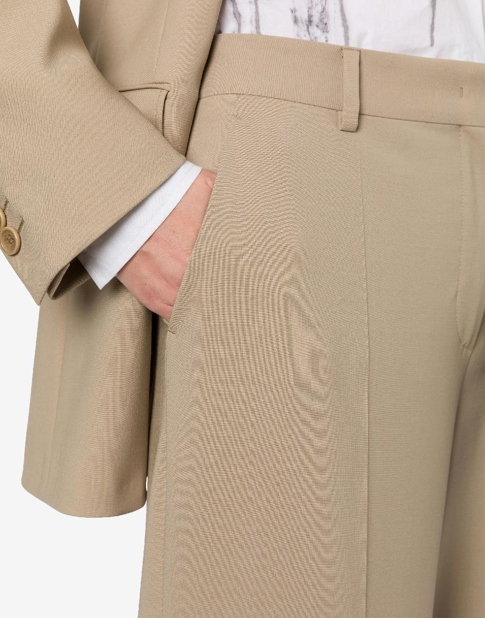 Alberta Ferretti Pantalone In Tela Di Lana Stretch