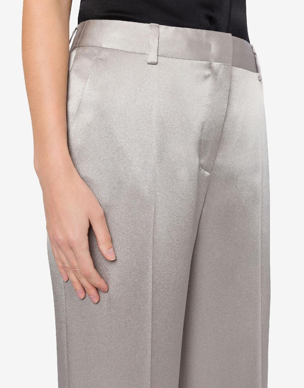 Alberta Ferretti Pantalone Sartoriale In Raso