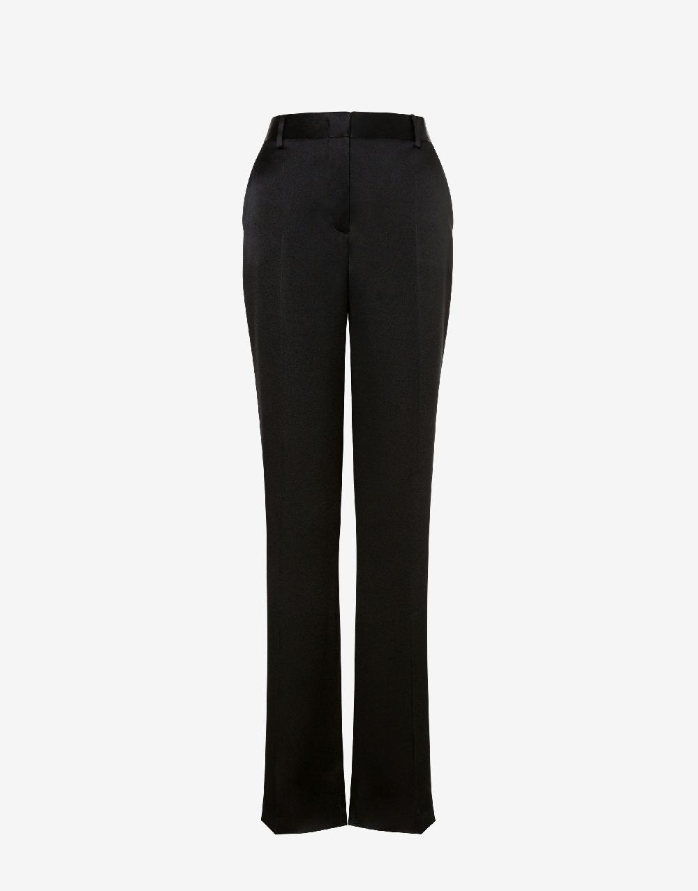 Alberta Ferretti Pantalone sartoriale in raso